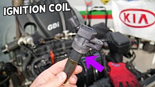 IGNITION COIL REPLACEMENT LOCATION KIA SORENTO, KIA SPORTAGE