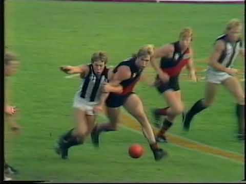 1988 Essendon v Collingwood - AFL VFL Football