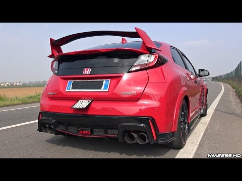 2016 Honda Civic Type R FK2 with Custom Exhaust Sound - Revs, Accelerations, OnBoard & More!