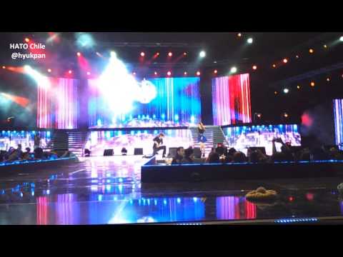 [121102] Music Bank Chile Cueca, Lambada, Ricky Martin + gangnam Style