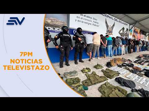 Tungurahua: 21 detenidos por fingir allanamiento y robar fábrica | Noticias Televistazo | Ecuavisa