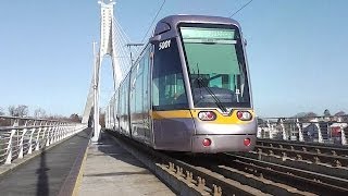 preview picture of video 'Luas Tram 5001 - Taney Bridge, Luas Green Line'