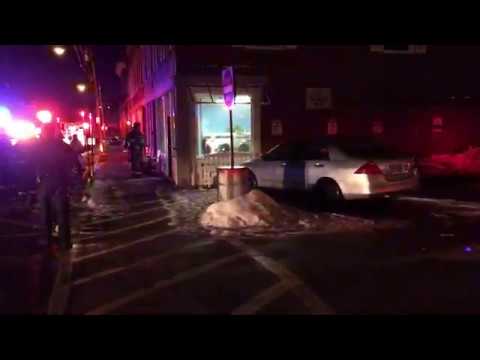 Rollinsford NH, Laundromat, Smoke In The Building