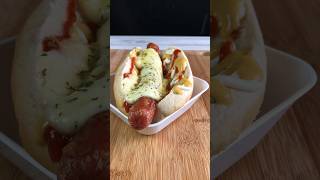 Cheese HotDog 🌭 ASMR #quickrecipe #sandwich #toast