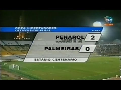 Peñarol 2 x 0 Palmeiras - Libertadores 2000