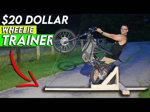 How to Build a Wheelie (Manual) TRAINER for $20 for a Sur Ron / Talaria / E Ride Pro SS 2.0 / Ebike