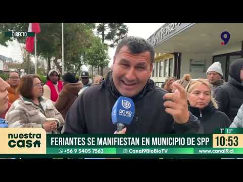 Feriantes se manifiestan tras balacera en San Pedro de la Paz