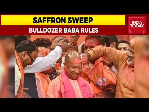 CM Yogi Painted U.P Saffron Again, Double Engine Strike Chord With Voters | Bulldozer Baba Rules