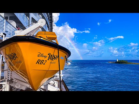 Disney Wish Maiden Voyage Nassau Arrival Time Lapse – July 16, 2022