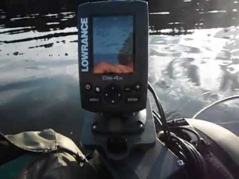 Lowrance Elite 4X Fish Finder Review #1
