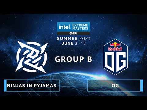 CS:GO - Ninjas in Pyjamas vs. OG [Mirage] Map 1 - IEM Summer 2021 - Group B
