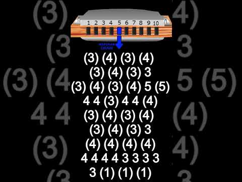 EASY SIMPLE BLUES HARMONICA C
