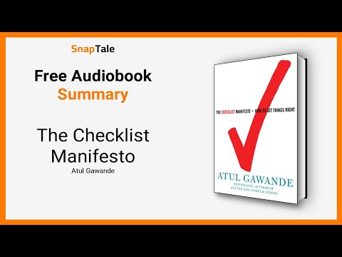 The Checklist Manifesto by Atul Gawande: 7 Minute Summary