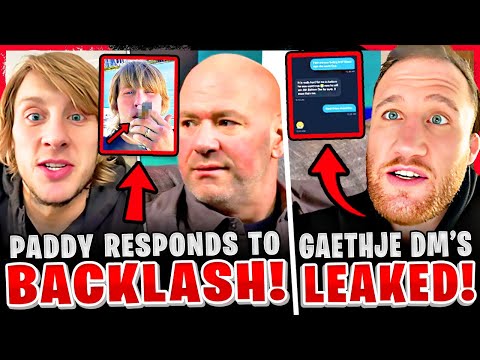 Paddy Pimblett RESPONDS to MAJOR BACKLASH! Justin Gaethje LEAKED MESSAGES! Sean Strickland FOOTAGE!