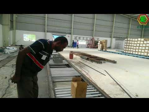 Industrial chain conveyor in steel/cement plant