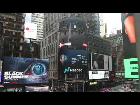 Trust In Innovation Summit showcased by WISeKey SA at Nasdaq Times Square