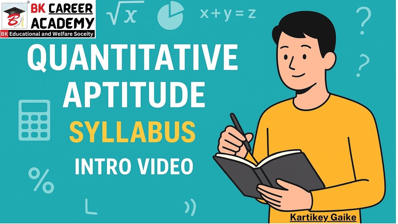 Quantitative Aptitude Syllabus for All Competitive Exams | IBPS Banking I SSC-CGL/CHSL I MPSC I UPSC