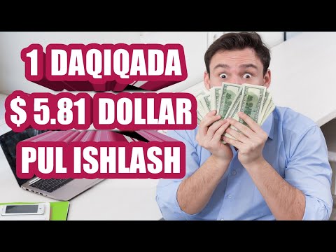 $ 5.81 dollar 1 DAQIQADA pul topish / Pul ishlash / TELFONDA QANDAY QILIB PUL ISHLASH 2021