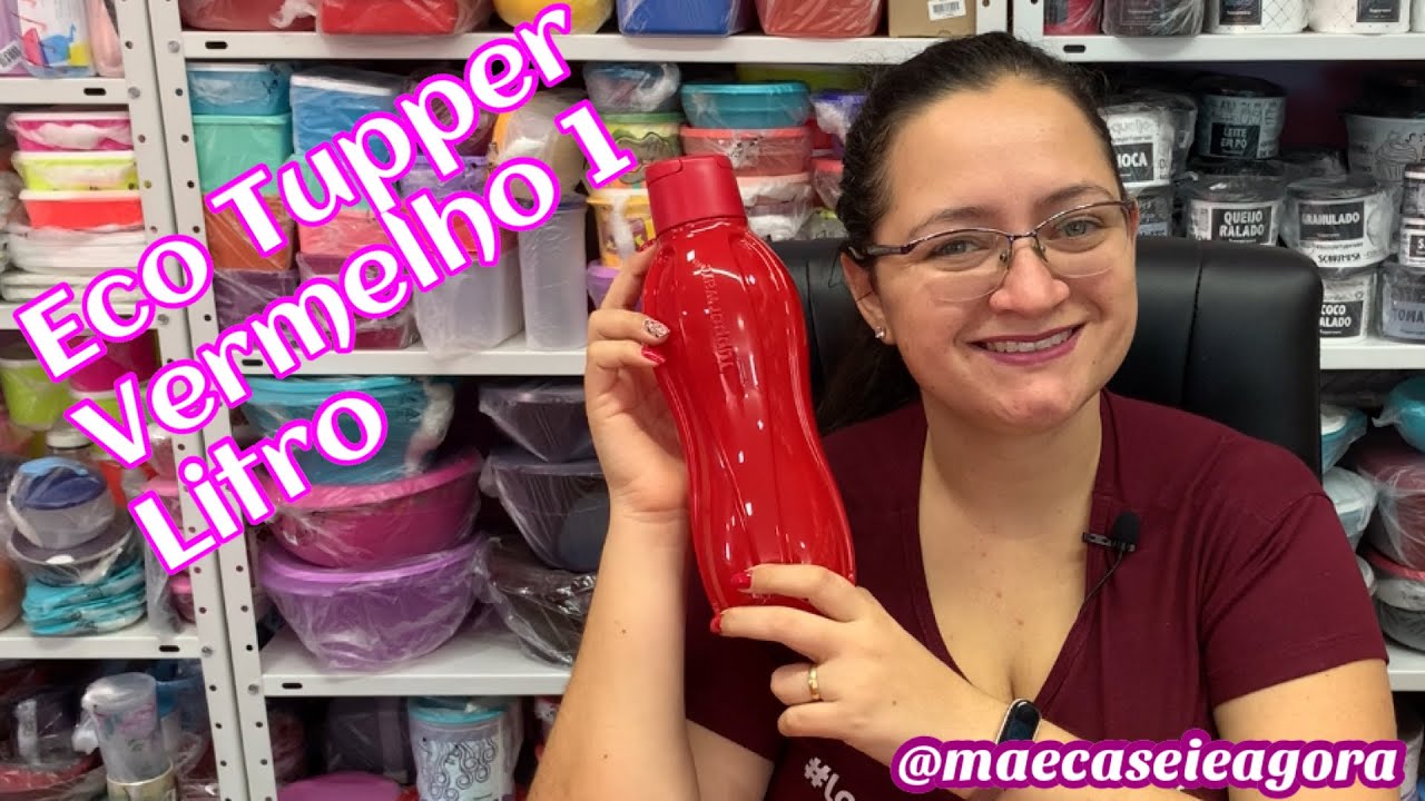 Eco Tupper Plus Vermelha 1 Litro Tupperware Vitrine 04/2020