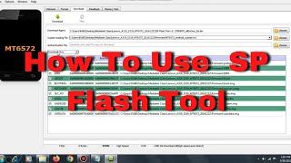 How To Use SP Flash Tool  |  Flash Stock Rom To Any MediaTek Chipset Mobiles  |  GADGET GLORY