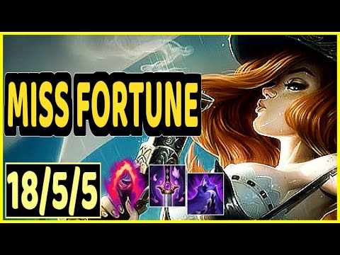 MISS FORTUNE VS TWITCH - 18/5/5 KDA ADC GAMEPLAY