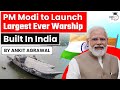 PM Modi Launched India's First Indigenous Aircraft Carrier ‘Vikrant’ in Kochi | Explained | UPSC