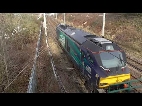 68016 & 68003 On The Heysham Flasks 16th February 2021