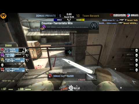 3DMAX vs. Berzerk | ESWC 2013 German Qualifier | de_season Map 2