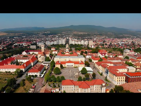 Cetatea Alba Carolina vazuta de sus | Alba Iulia | Transilvania | Romania | 4K