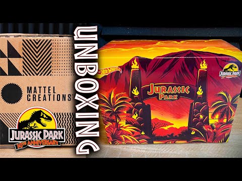 Unboxing the SDCC Exclusive Hot Wheels Jurassic Park Jeep with Dr. Ian Malcolm! 🚗 🦖