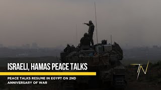 Israel, Hamas resume peace talks in Egypt on 2nd anniversary of war