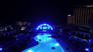Time Lapse Video of DAYLIGHT Transforming Into ECLIPSE Night Pool Party