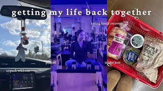 post travel reset ✈️✨ | running errands, unpack with me, working out