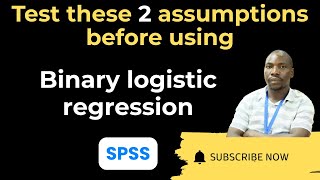 Download the video "How to test assumptions for Binary Logistic Regression in SPSS: Detect outliers & multicollinearity"