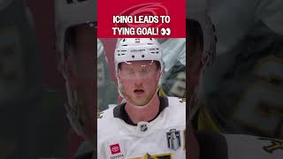 HUGE icing call leads to TYING GOAL! ????