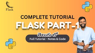 Part 1: Flask Tutorial in Telugu | What is Flask? Why Flask? | Python Web Development