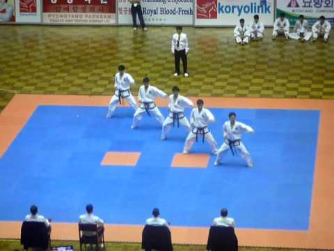 THE 17TH ITF TAEKWONDO WORLD CHAMPIONSHIP 2011, KOREA - MALE TEAM PATTERN (PRK)