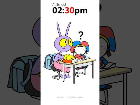 JAX when class is almost over😅What about you? #relatable #school #comedy #animation #funny