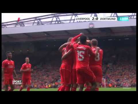Liverpool FC vs Borussia Dortmund 4-0 (10.08.2014) Lovren Goal
