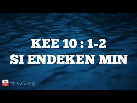 KEE GBKP 10 : 1 - 2 " SI ENDEKEN MIN " ( KARAOKE + LIRIK )