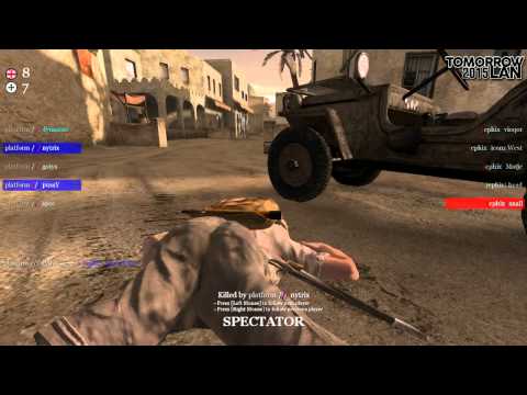 [CoD2] ephix vs platform TOMORROWLAN2K15 Playoffs (mp_matmata)