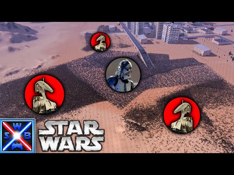 50.000 Klone vs. 100.000!!! Kampfdroiden! - Wer gewinnt? - UEBS STAR WARS