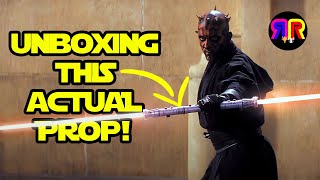 This Isn't A Replica: Darth Maul's Hero Lightsaber Prop Found! #starwars
