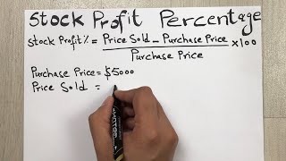 How to Calculate Stock Profit Percentage