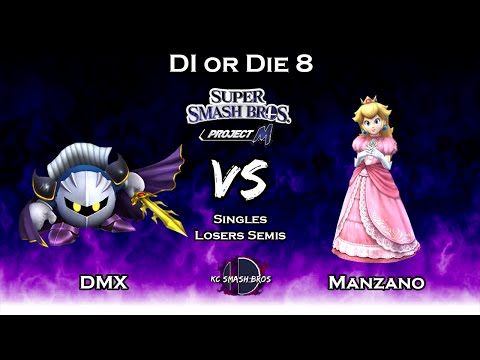 DIOD8 Project M Singles Losers Semis: DMX (Meta Knight) Vs. Manzano (Peach)