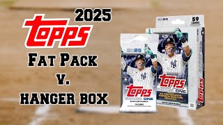 Retail Faceoff! 🚨Golden Mirror Image Variation🚨 2025 Topps Series 1 Fat Packs vs Hanger Box
