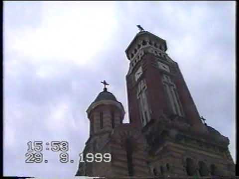 Old filming in Ploiesti, Prahova County, Romania, in 1999