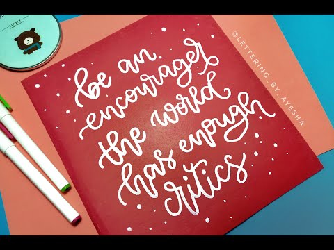 Gratuit Images Lettering By Ayesha