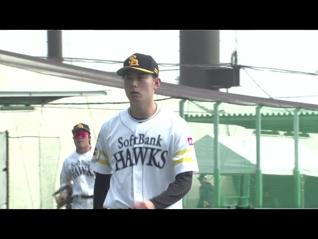 ファーム】ホークス・野村大樹 鋭い打球はライト前へ!! タイム ファーム】ホークス・野村大樹 鋭い打球はライト前へ!! タイム