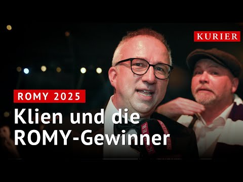 At the ROMY with Peter Klien